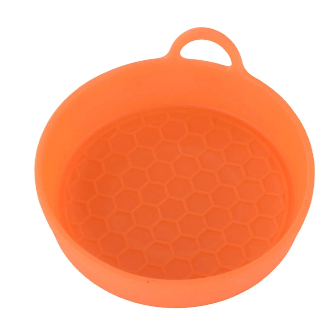 Silicone Anti-Slip Car Cup Holder Insert Coaster Mat Pad Universal Orange