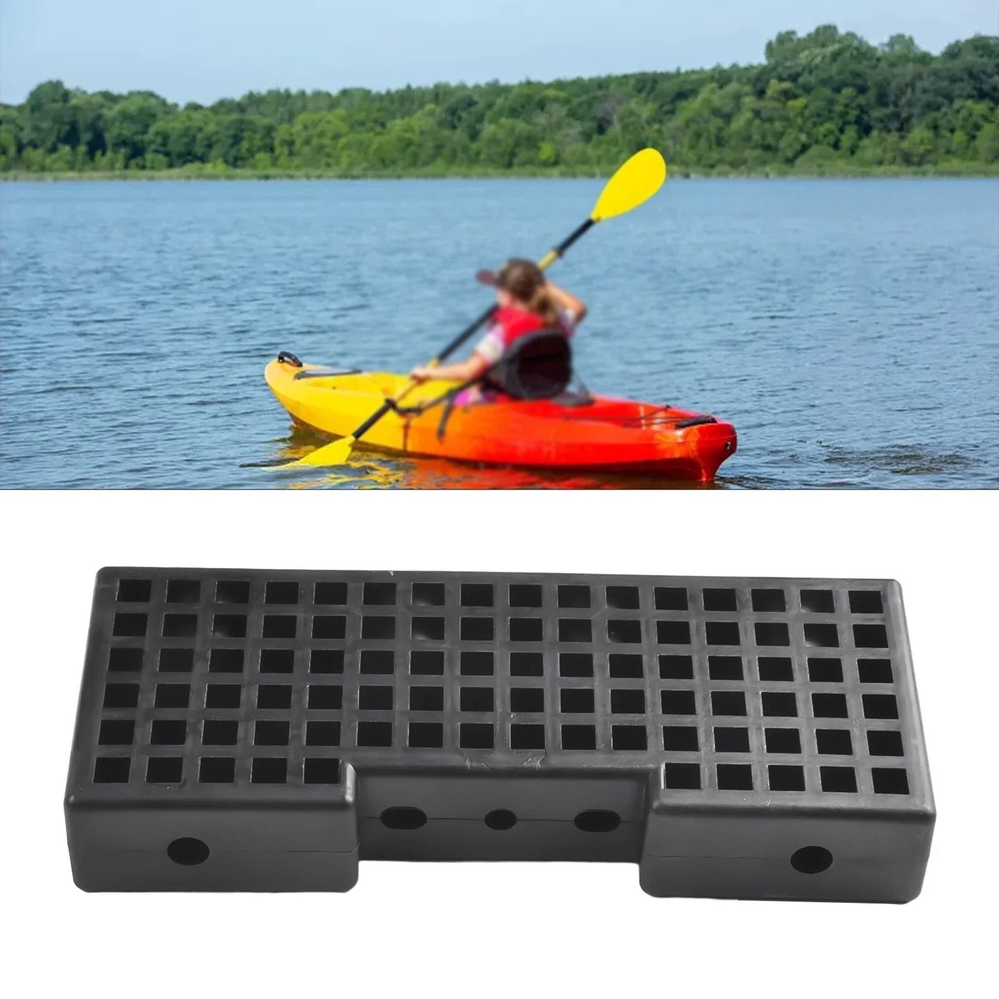 Easy to Install Canoe Boat Motor Mounting Plate for All Canoes and Kayaks