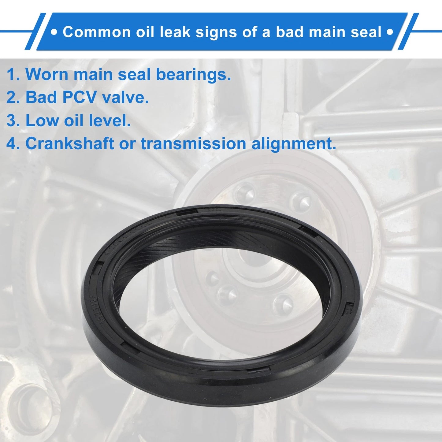 Front Crankshaft Oil Seal for Hyundai Elantra, Kia Soul (2011-2019)