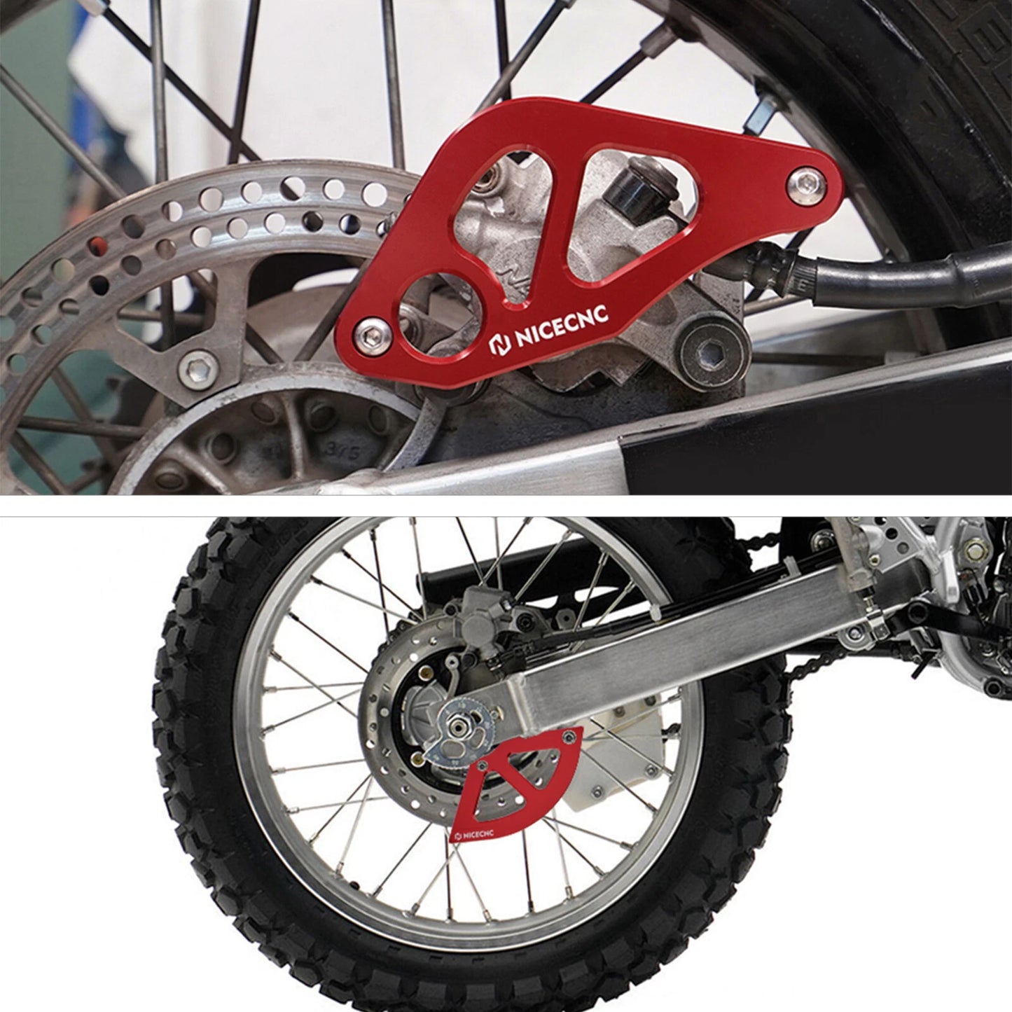CNC Rear Brake Disc Caliper Guard for Honda CR125R CR250R XR650R (2000-2007)