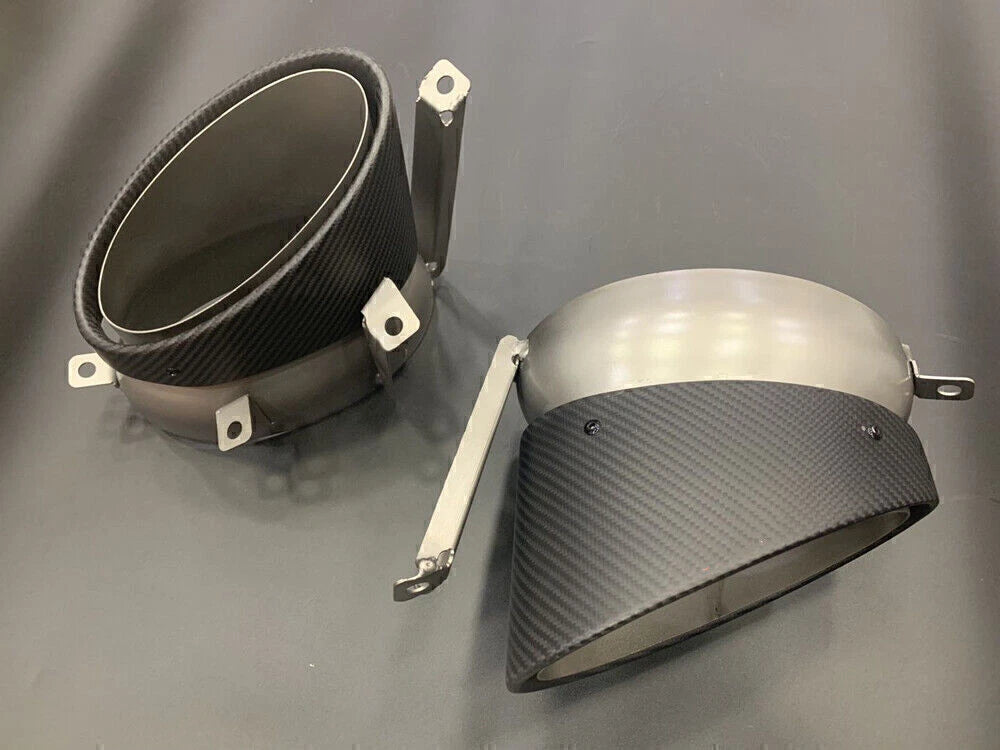 Carbon Fiber Exhaust Tips for Audi R8 (2010-2012)