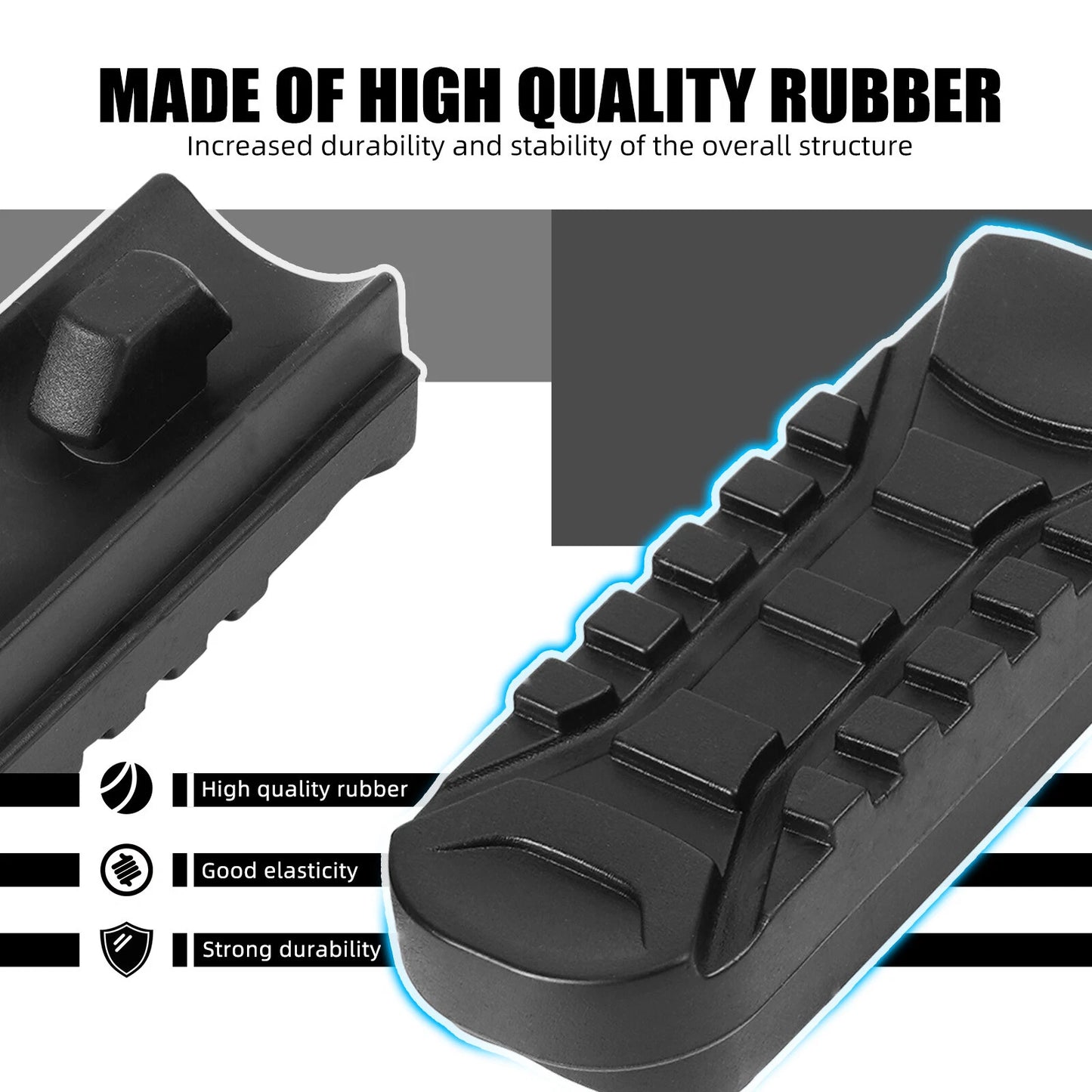 Footrest Peg Rubber Cover for BMW R1200GS (2012-2018) R nine T (2019-2023)