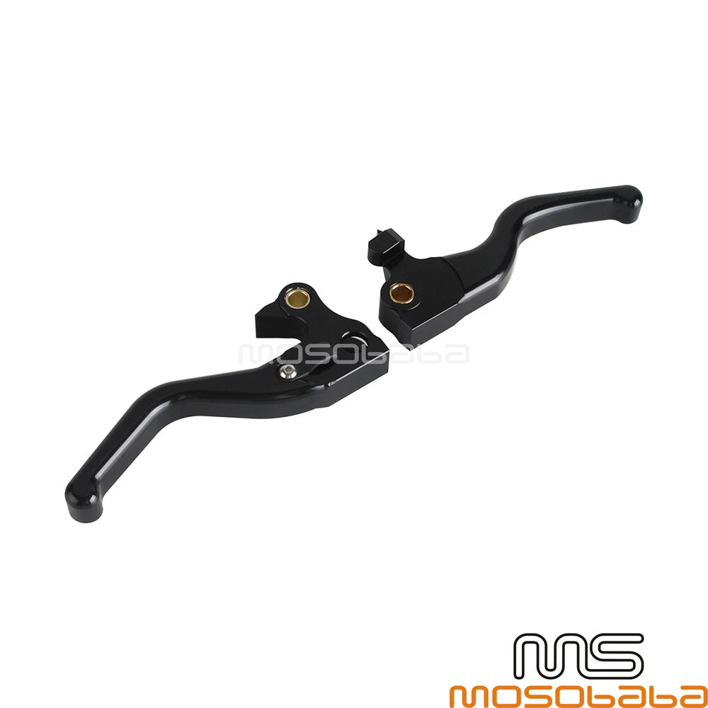 Black Hand Brake Clutch Lever Kit for Harley Sportster Nightster XL1200N (04-13)