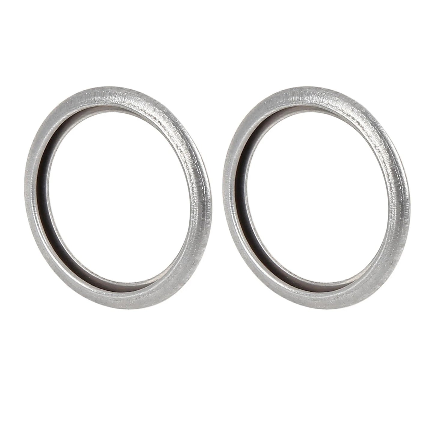 10 x M20 Silver Tone Oil Drain Plug Gaskets for Subaru (11126AA000)