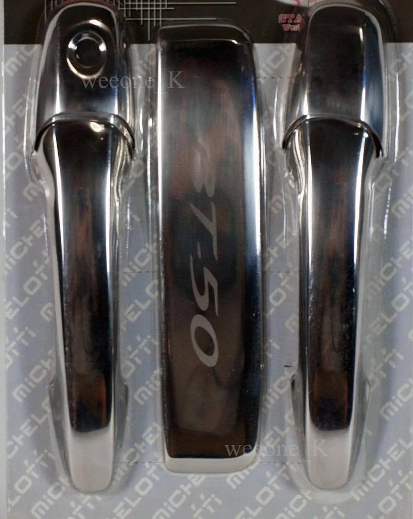 4 x Stainless Steel Door Handle Covers for Mazda BT-50 (2006-2011)
