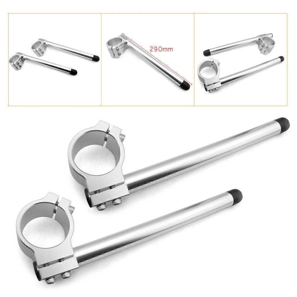 CNC 50mm Clip On Handlebars for Suzuki GSXR 600 750 (2001-2023)