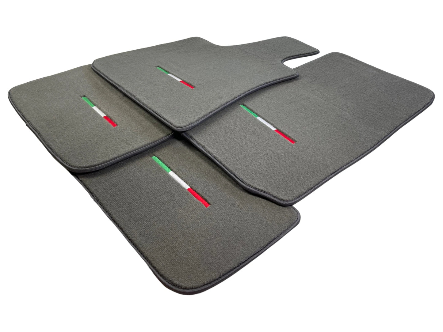 Beige Floor Mats for Maserati Ghibli 2013-2022 Italy Edition 2 x Autowin