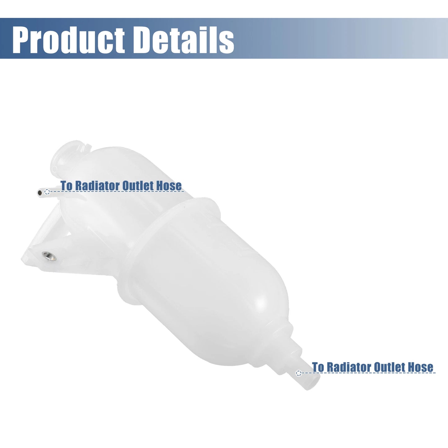 Coolant Radiator Reservoir Tank with Cap for Toyota Hilux Vigo (2005-2015)