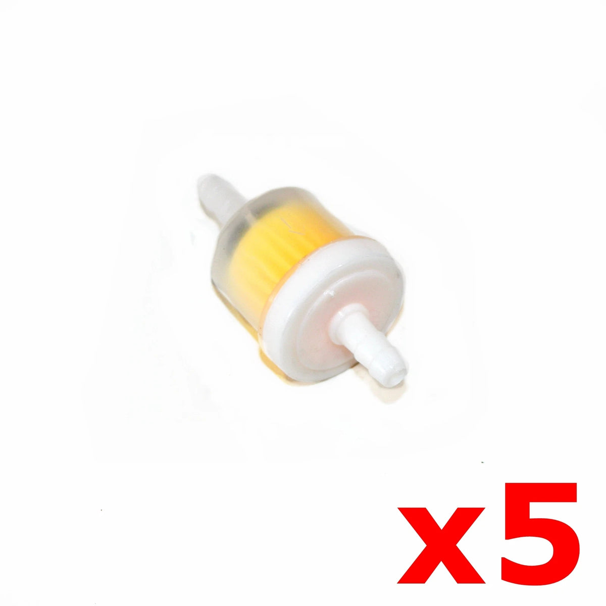 5 x Inline Petrol Fuel Filter Cleaner for ATV Quad Dirt Bike Dune Buggy
