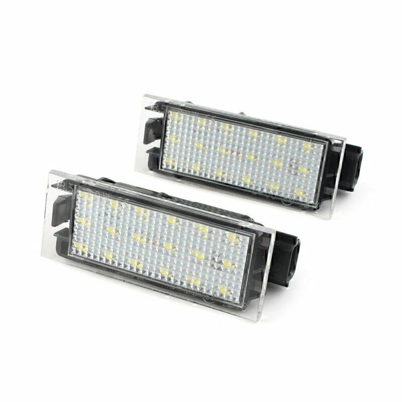 LED License Plate Lights for Renault Twingo Clio Megane (2007-2019)