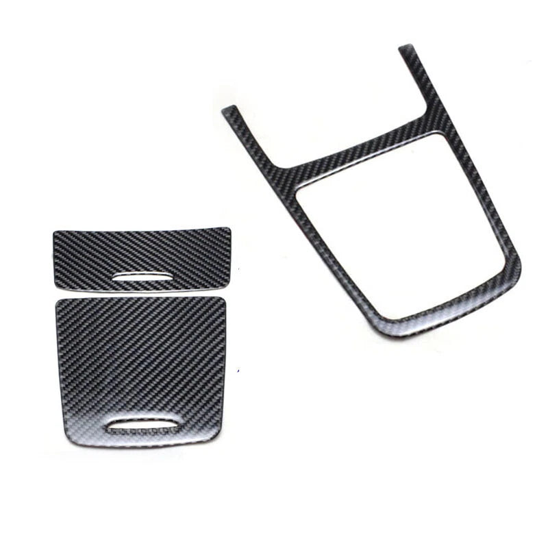 Car Real Carbon Center Console Cover Trim For Benz CLA GLA Class W117 2014-18