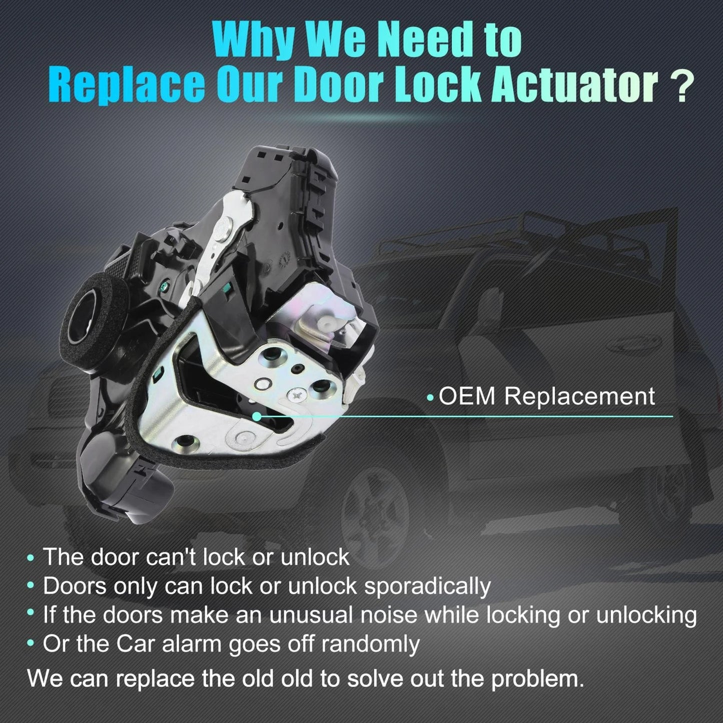 Front Left Side Door Lock Actuator Motor for Toyota 4Runner
