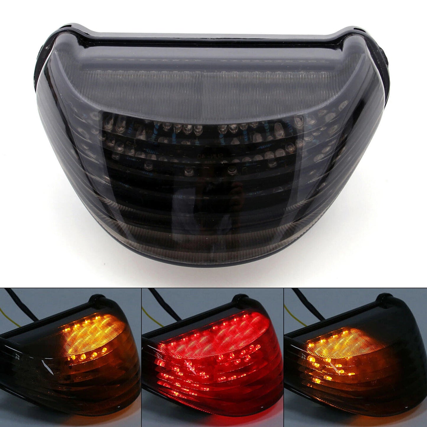 TailLight Turn Signals for Kawasaki Ninja ZX12R (2000-2005) Smoke
