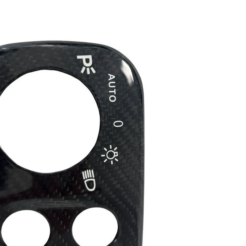 DRY Carbon Fiber Dash Headlight Switch Cover for Maserati GranTurismo GC 2008-19