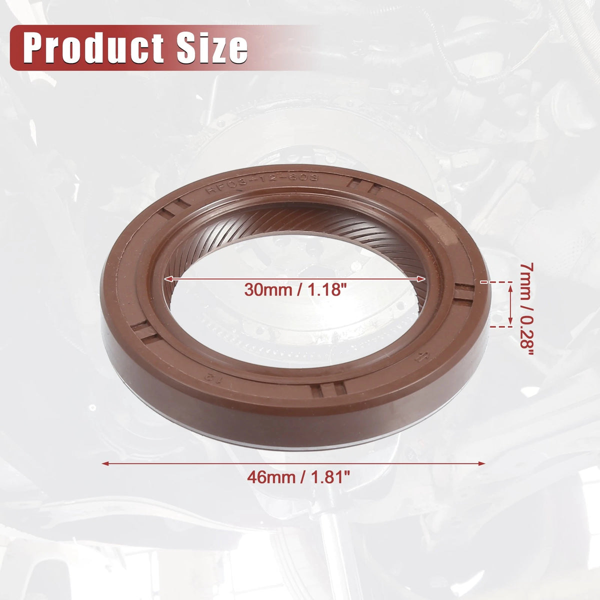 Car Front Oil Pump Crankshaft Seal for Toyota Celica (1990-1997)