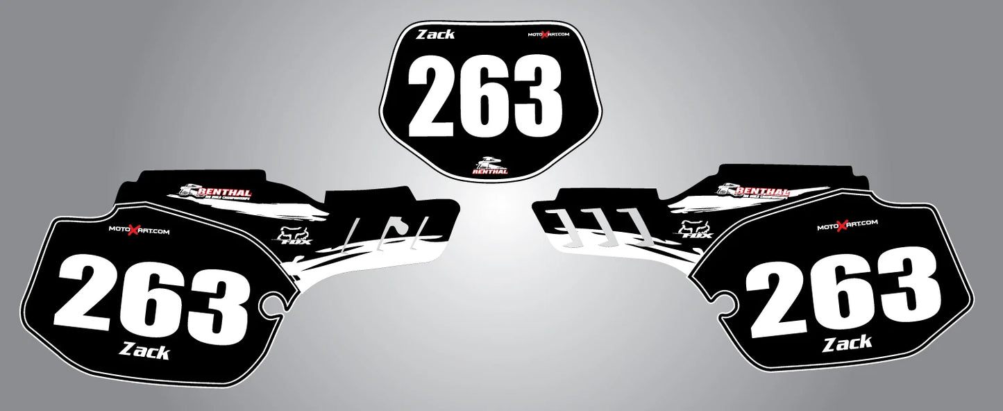 Custom Number Plates & Stickers for Kawasaki KDX 200 (1991-1994)