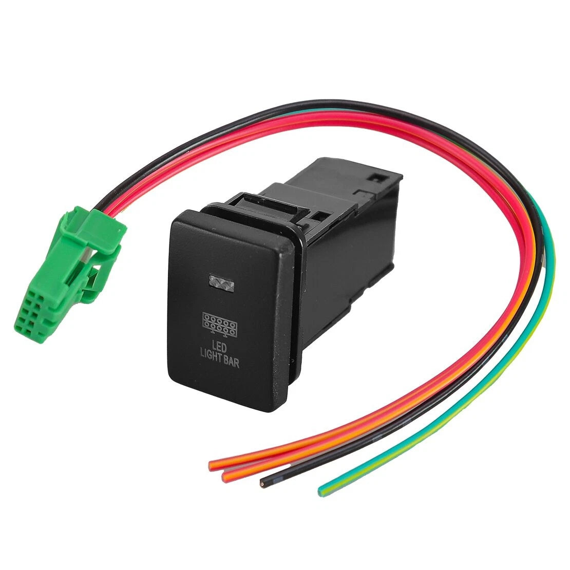 LED Light Bar Push Switch w/ Connector for Mitsubishi Outlander (2003-2023)