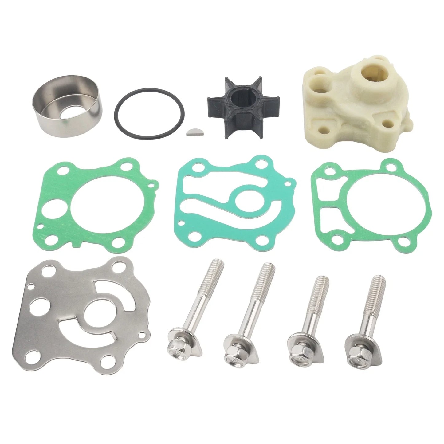 Water Pump Impeller Kit for Yamaha 2-Stroke 50-70HP Outboard Models