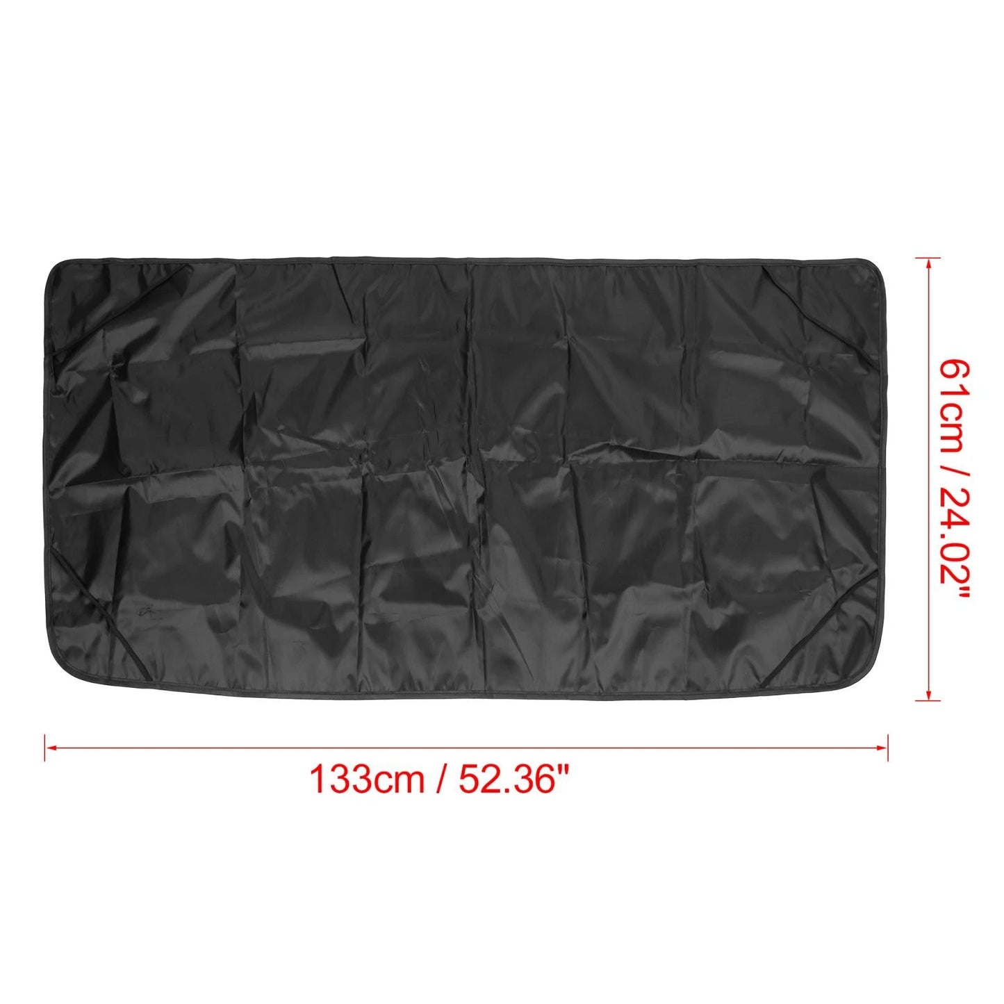 Black Silver Tone Front Window Sunroof Shade for Tesla Model X (2016-2023)