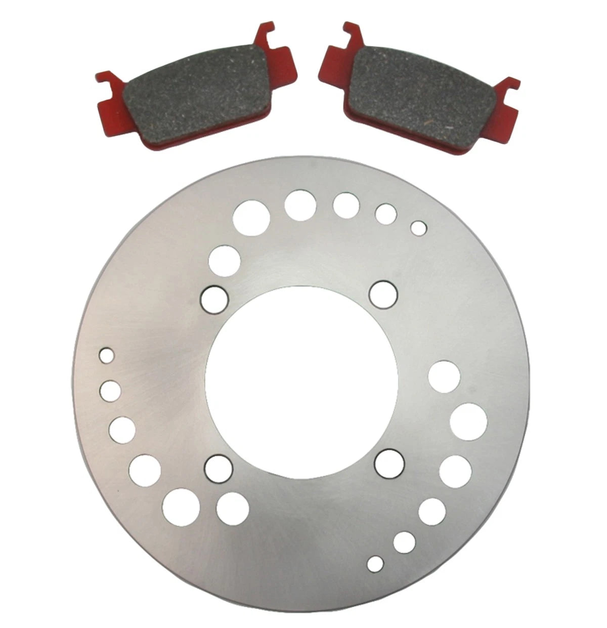 Front Disc Brake Rotor & Brake Pads for Honda Rincon, Rubicon & Foreman