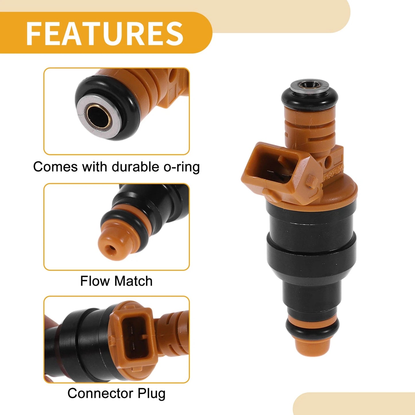 Fuel Injector 1 Pc No.0280150714 for BMW 318I, 318IS (1991-1994)