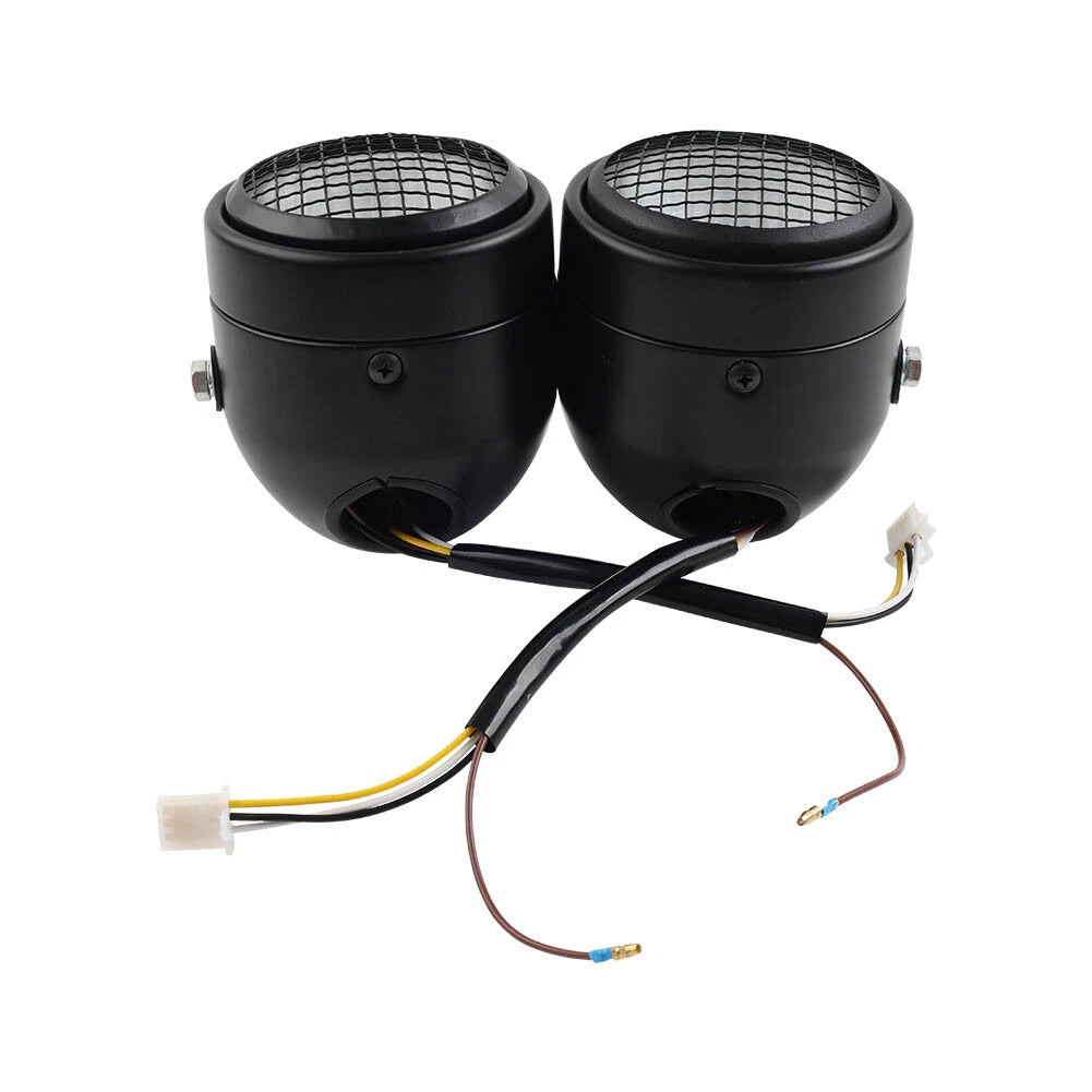 1PC Motorcycle Twin Dominator Dual Lamp Headlight for Street