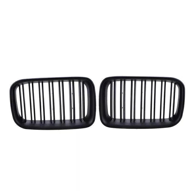 Front Matte Black Kidney Sport Hood Grille for BMW E36 318i 325i (1992-1996)