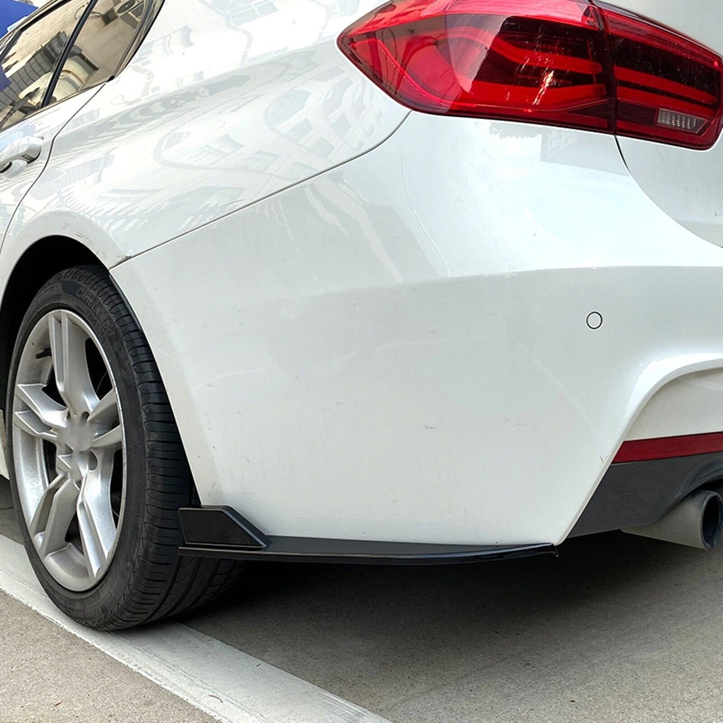 Rear Bumper Side Splitter Cover for BMW F30 M-TECH (2012-2018)