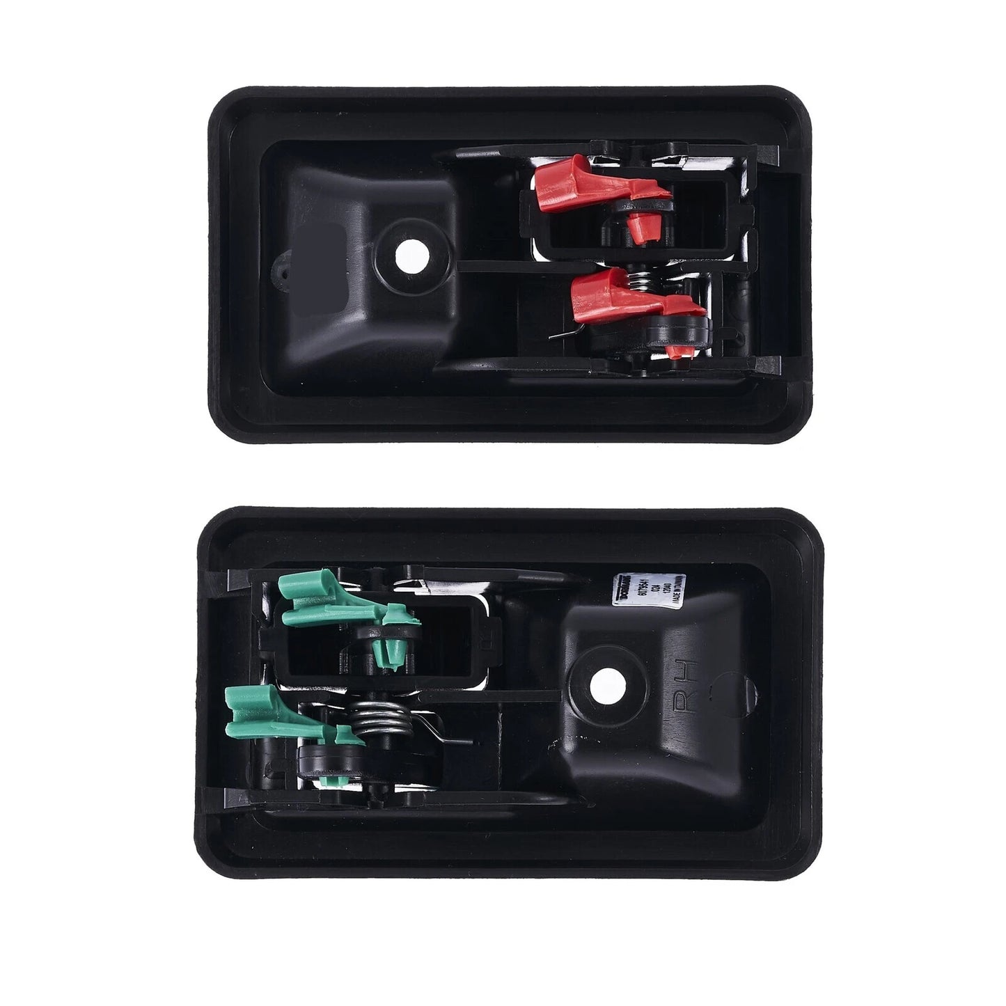 2 x Inner Door Handles Black for Jeep Wrangler TJ (1996-2007)