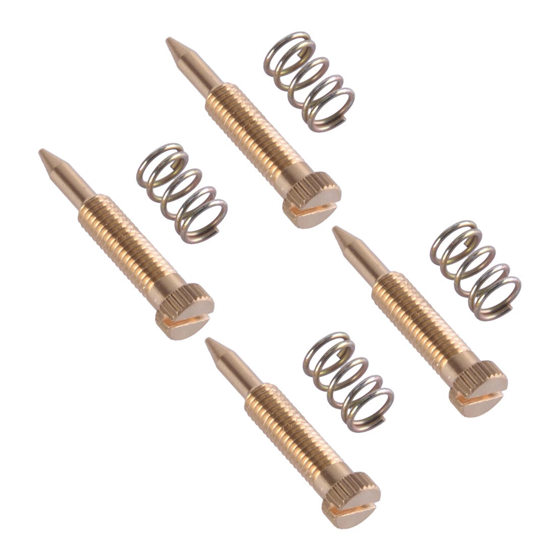 4pcs Idle Air Mixture Screws with Springs for Ford 2100 2150 4300 4350