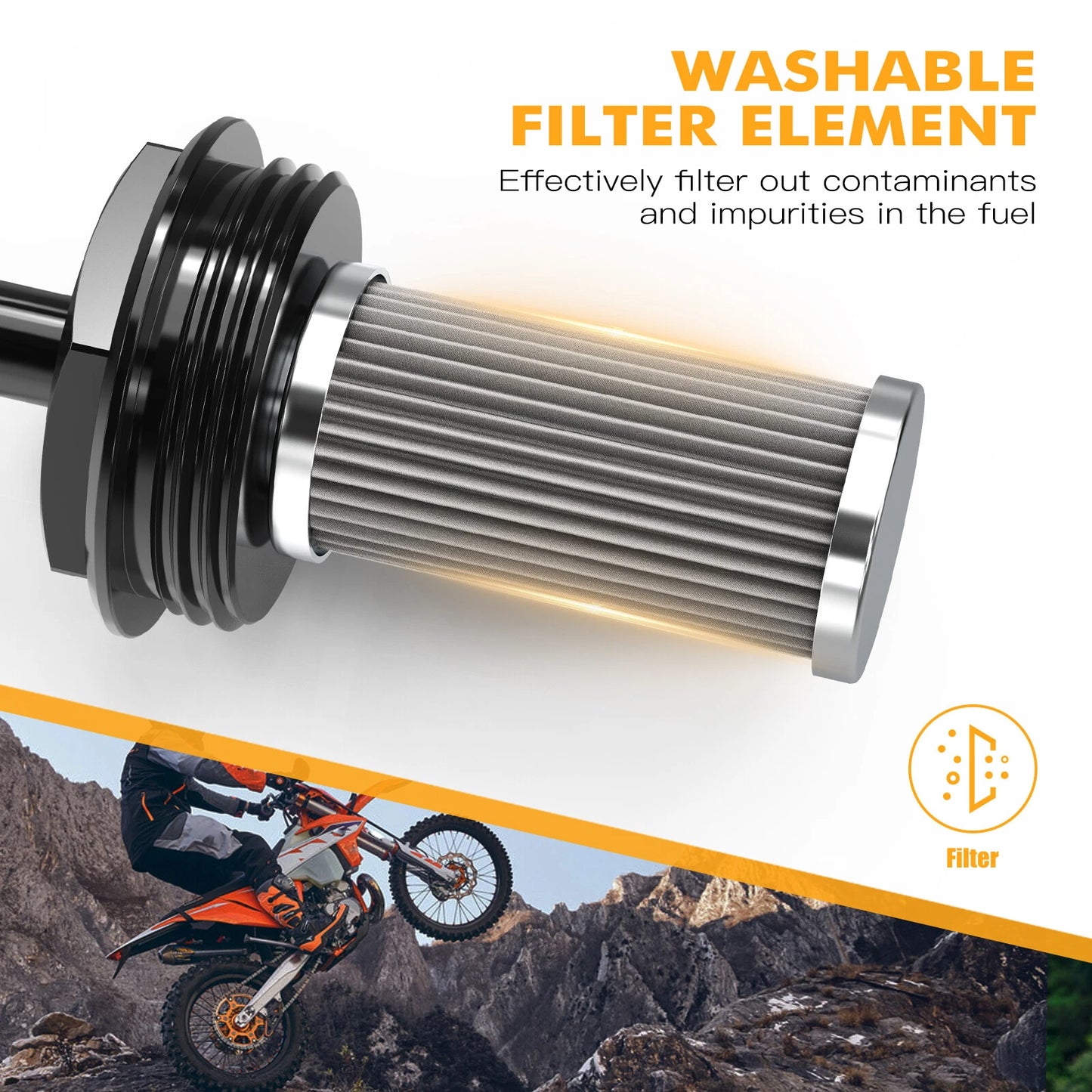 In Tank Fuel Filter Kit for KTM 250 350 500 EXC F (2019-2023)