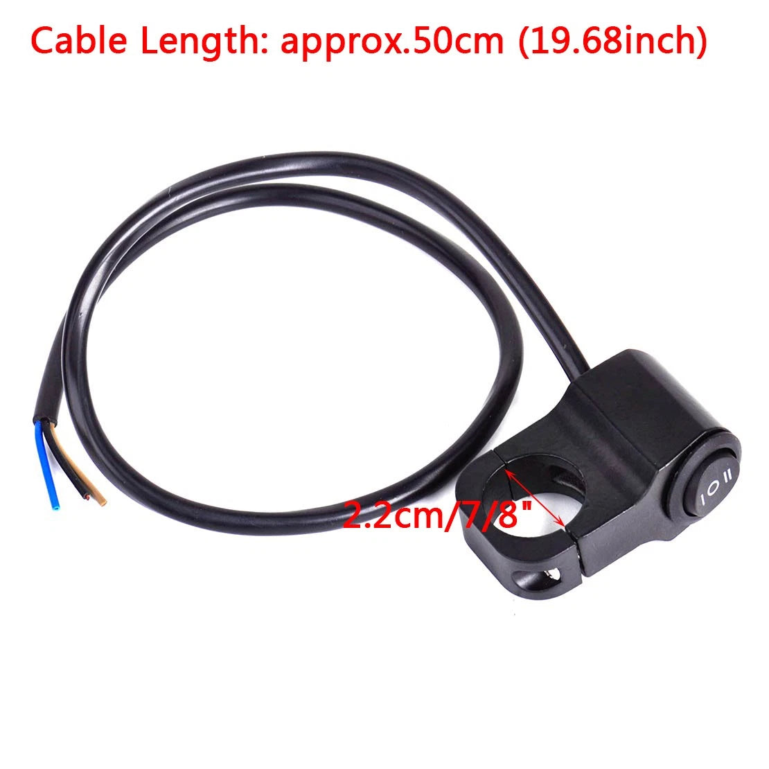 Handlebar Headlight Switch for Motorcycle - 7/8" 22mm (Fits Various Models)