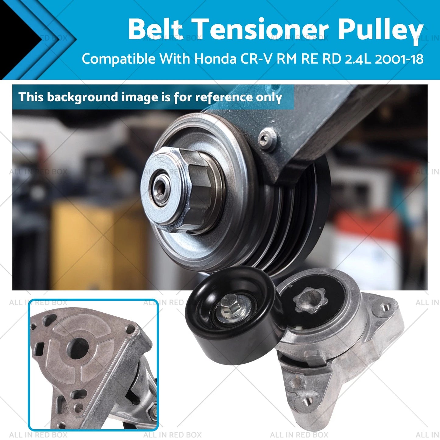 Drive Belt Tensioner & Pulley for Honda CR-V (2001-2018)