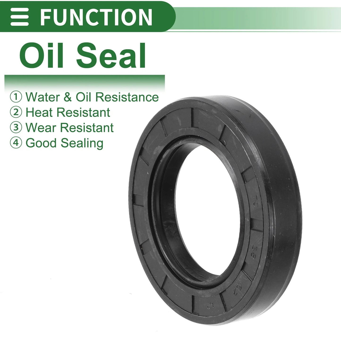 Oil Seal 5 x 38x62x12mm NBR Black