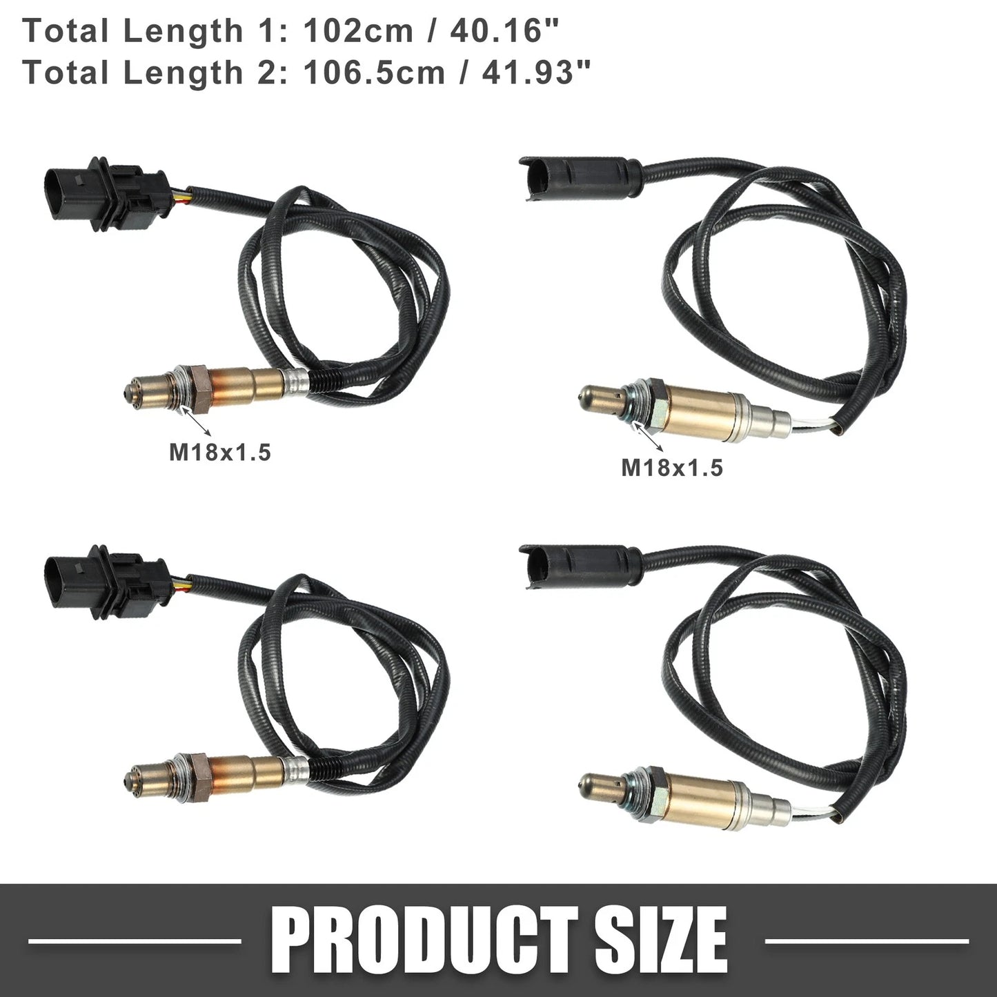 4 x O2 Oxygen Sensor Upstream/Downstream for BMW 325i (2003 - 2005) 2.5L