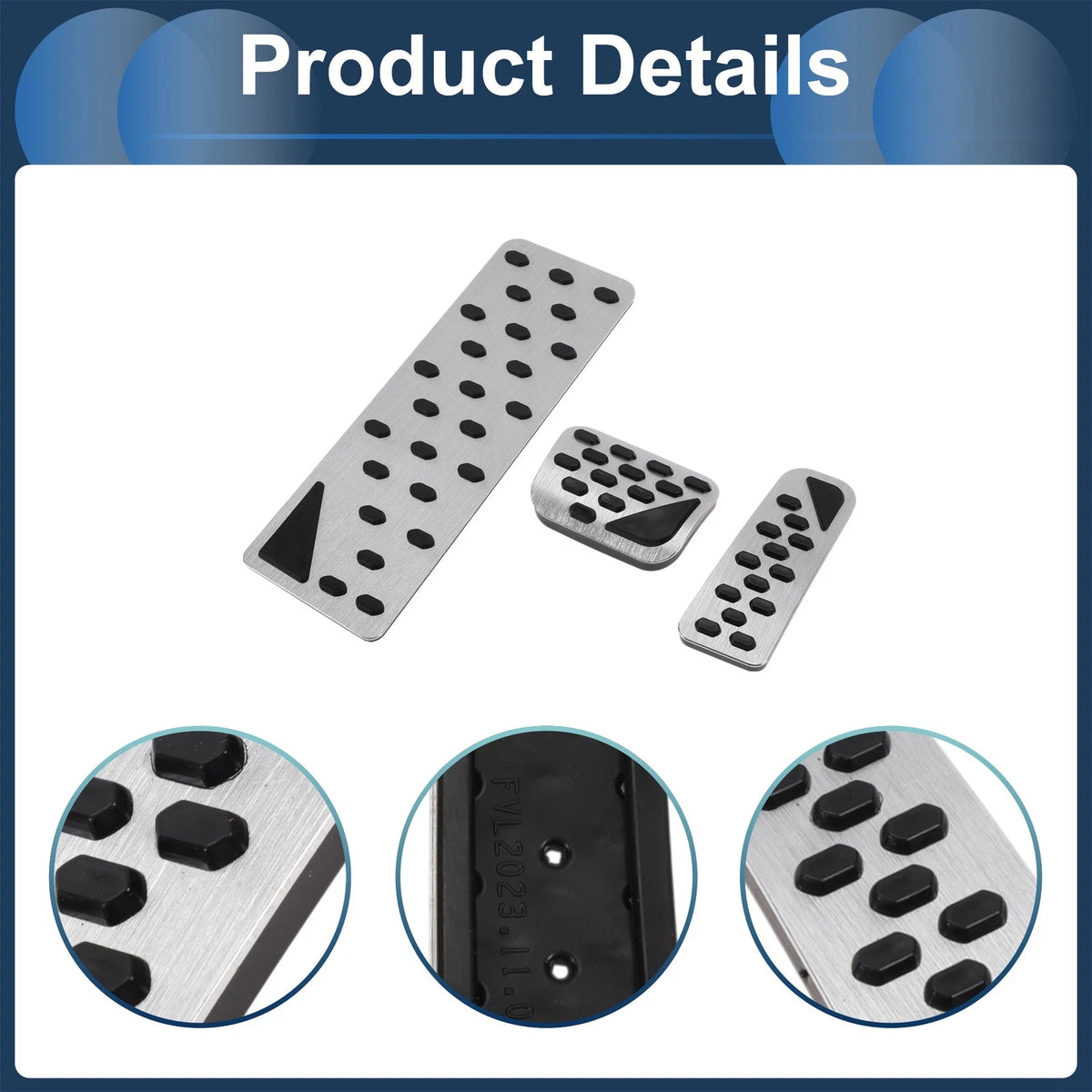 Foot Accelerator Pedal Covers for Jeep Grand Cherokee (1999-2023)