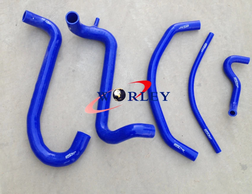 Blue Silicone Radiator Heater Hose for Ford AU Falcon 4.9L V8 (1998-2002)
