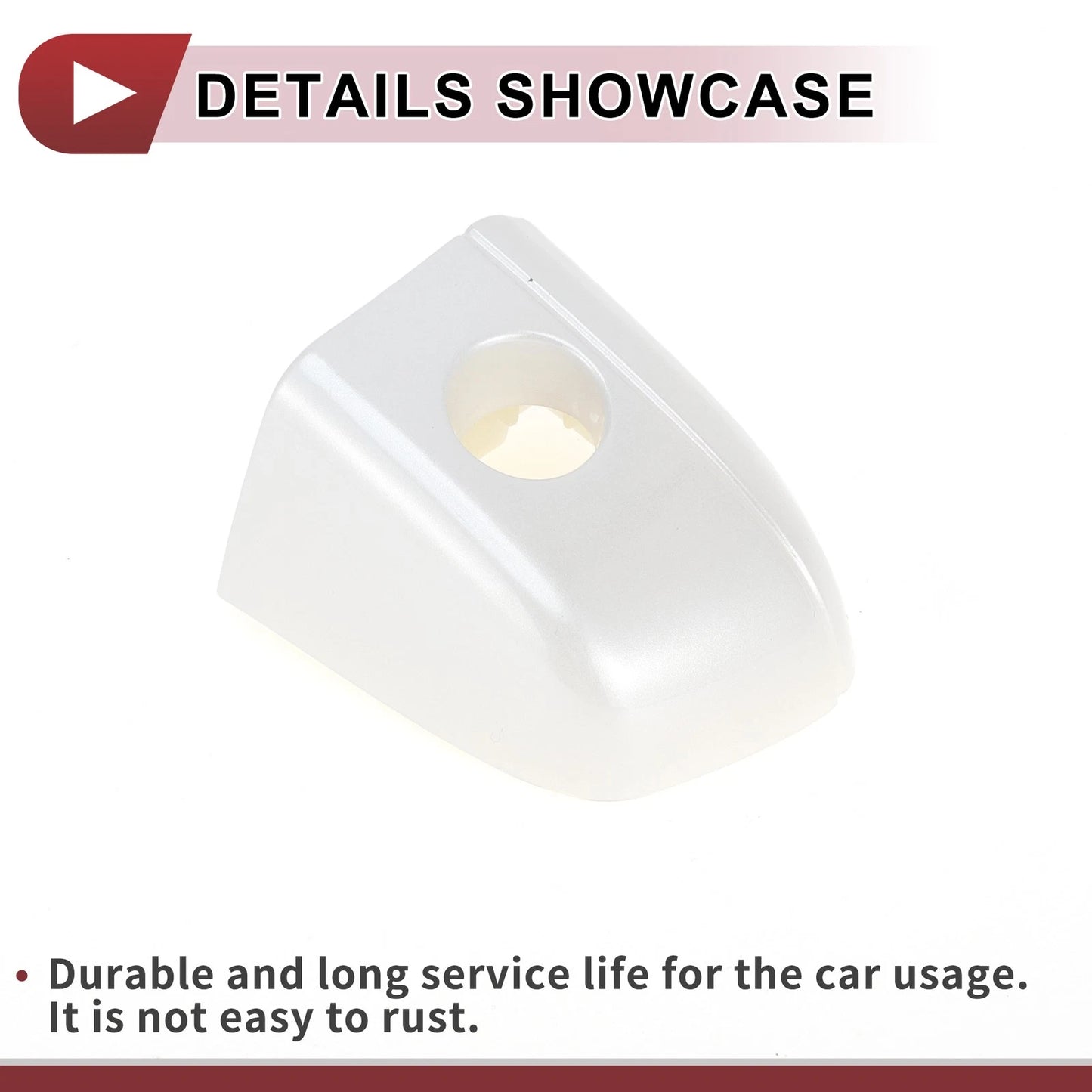 Front Left Door Handle for Honda Accord 2018-2020 White ABS