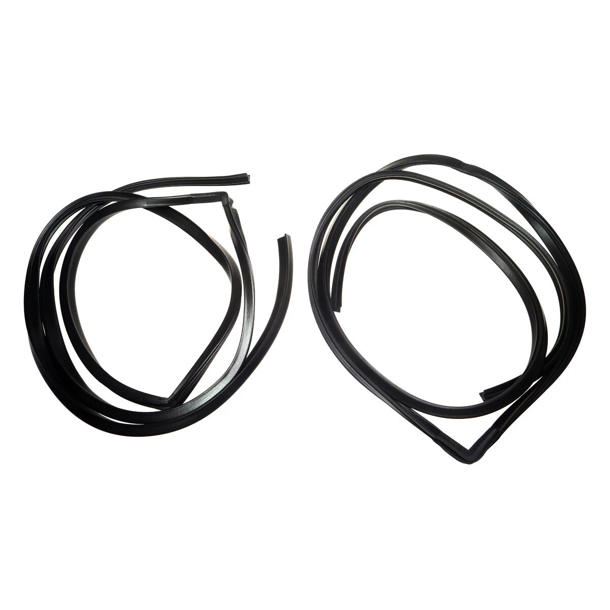 Rear Door Weatherstrip x2 for Toyota Corona Sedan T40-RT56 1964-1970