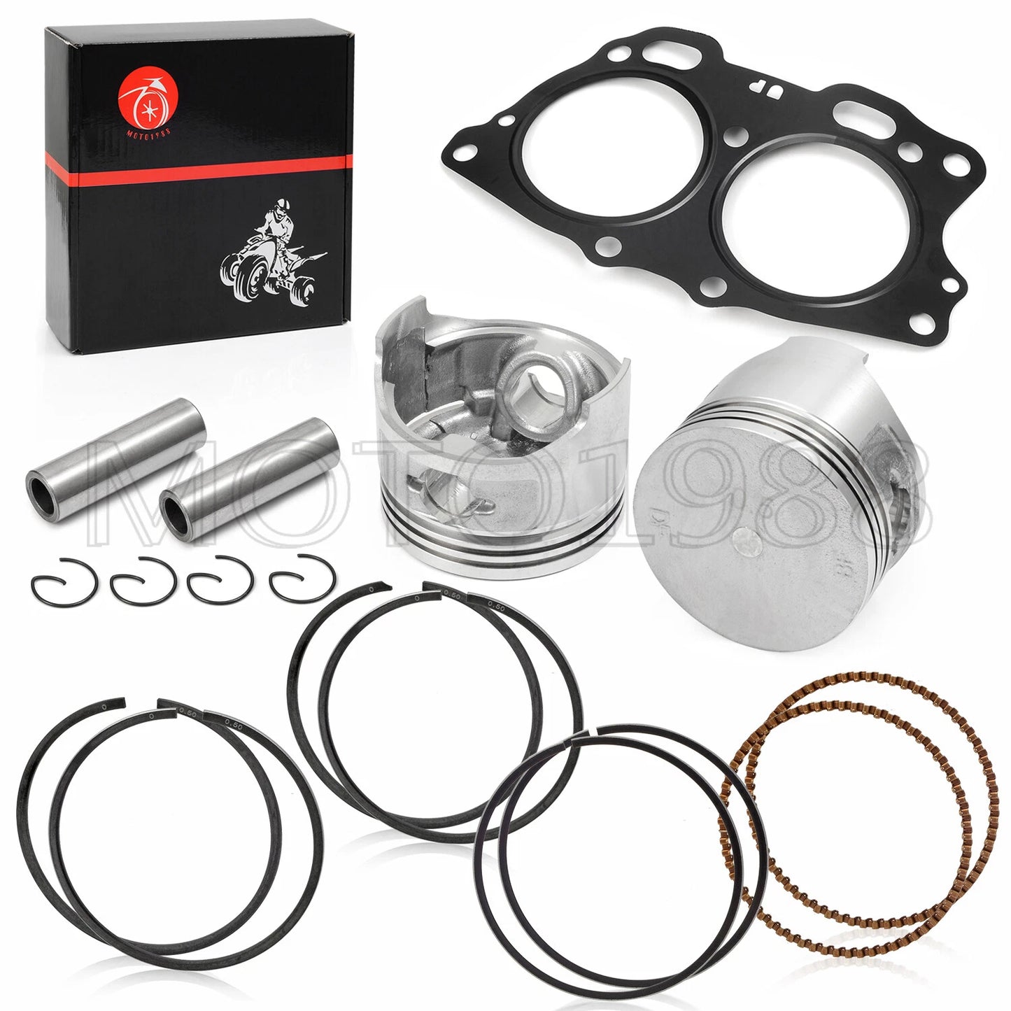 Piston & Ring 0.50mm Bore for EZGO Golf Cart Robin 295cc EH29C (1991–1998)