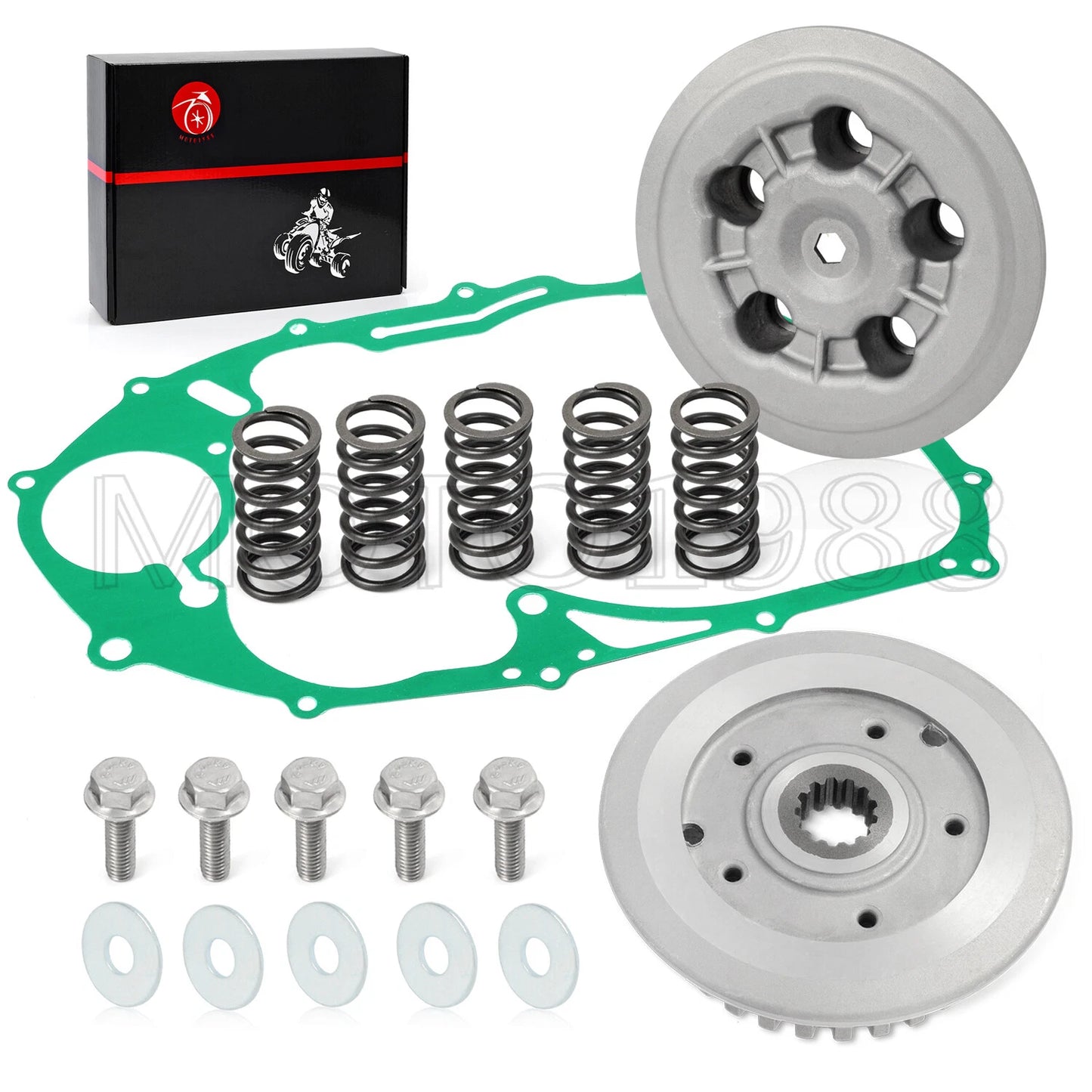Clutch Plate Kit for Yamaha V Star 650 XVS650 (1999–2011)