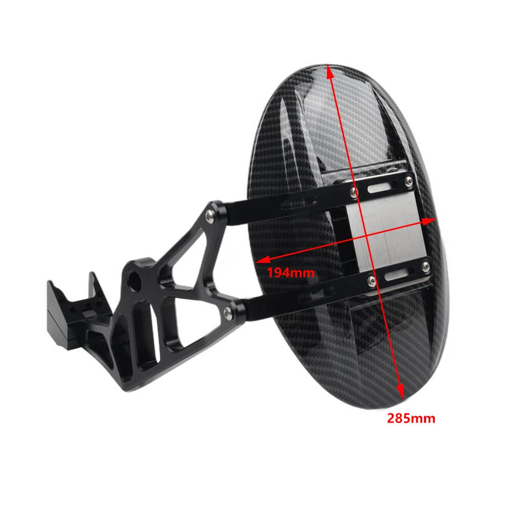 Carbon Fiber Rear Splash Mudguard w/Bracket for KAWASAKI Z1000/SX (2014-2020)