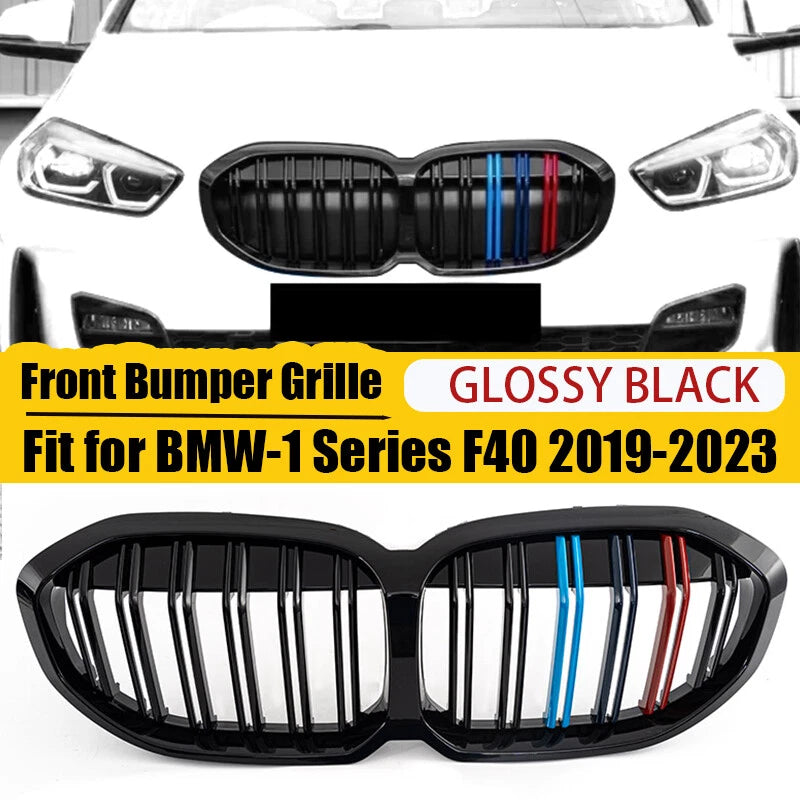 M Color Front Kidney Grille for 2019-2023 BMW 1 Series F40 118i 120i M135i
