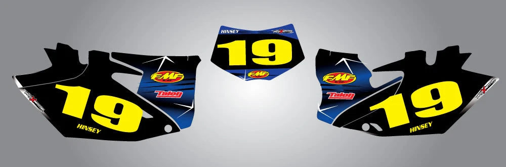 Barbed Style Graphics Stickers for WRF 450 (2013-2014)