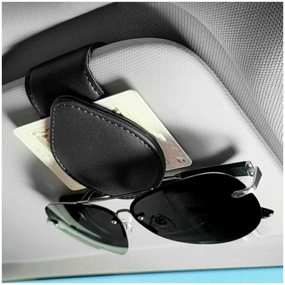 Universal Sun Visor Clip Holder for Car - Sunglasses & Ticket (1 pc)