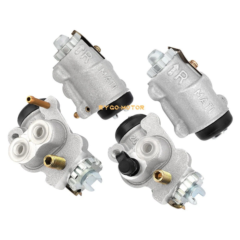 Front Brake Wheel Cylinders All 4 W/Shoes for Honda Rancher TRX350 (2000–2003)