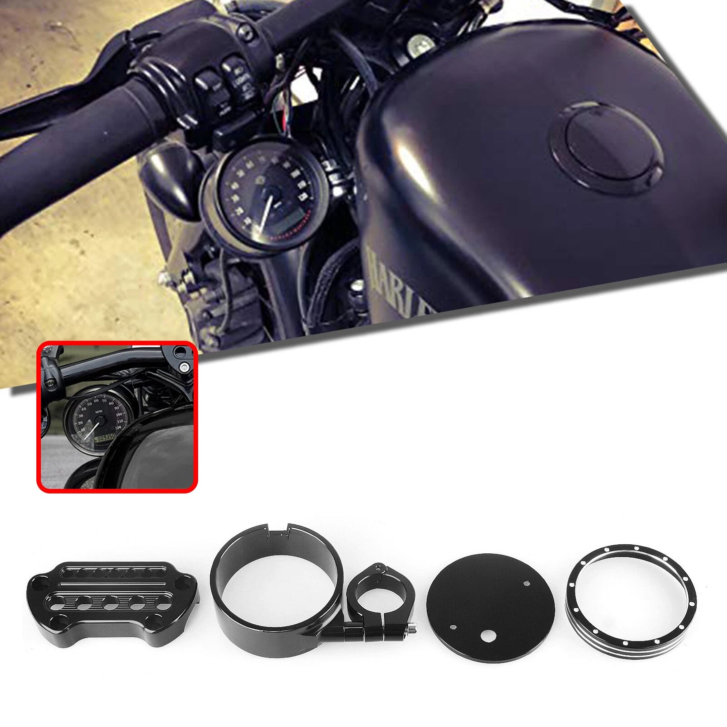 Speedometer Relocation Mount Bracket for Harley Sportster