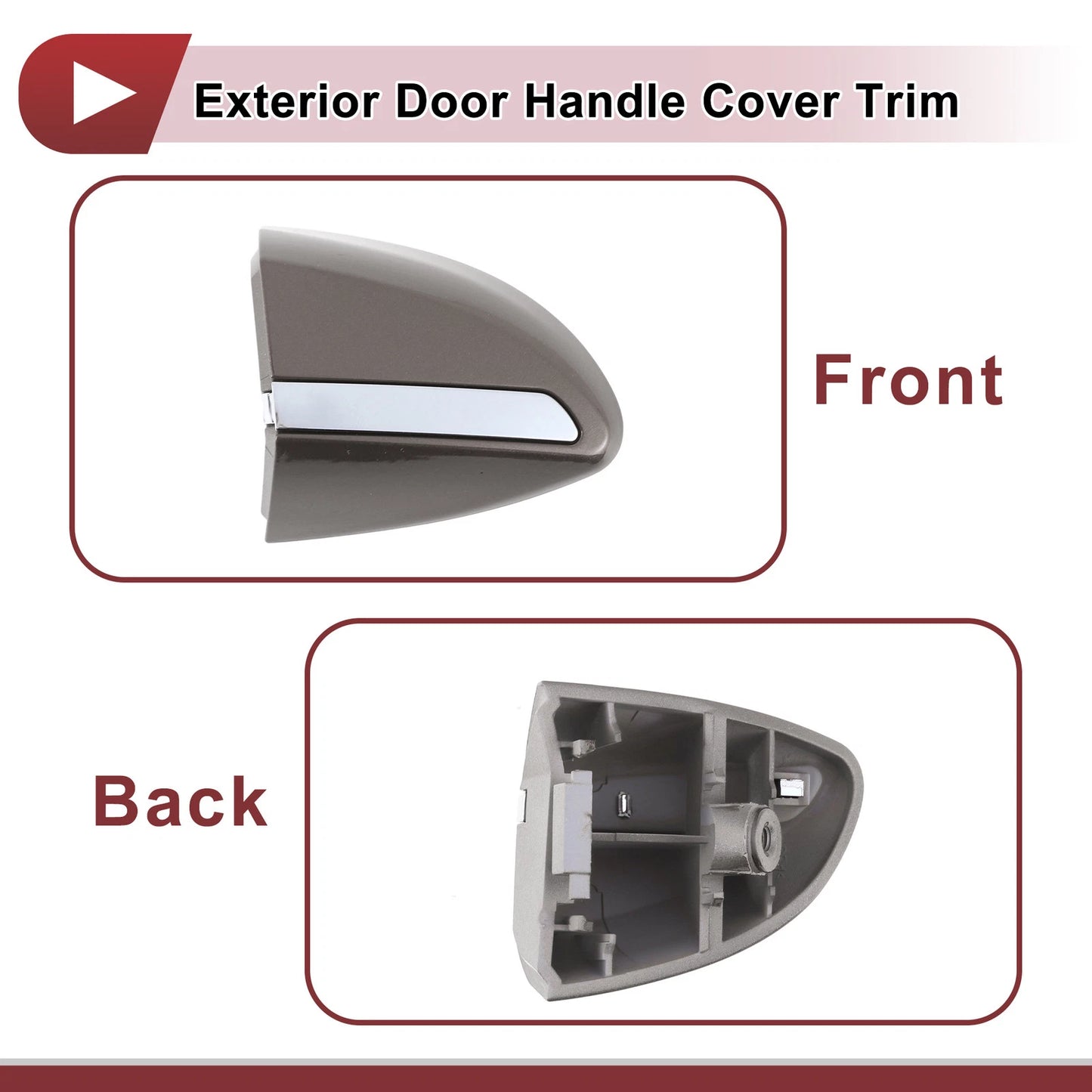 Exterior Door Handle Cover Trim for Toyota Corolla (2014-2018)