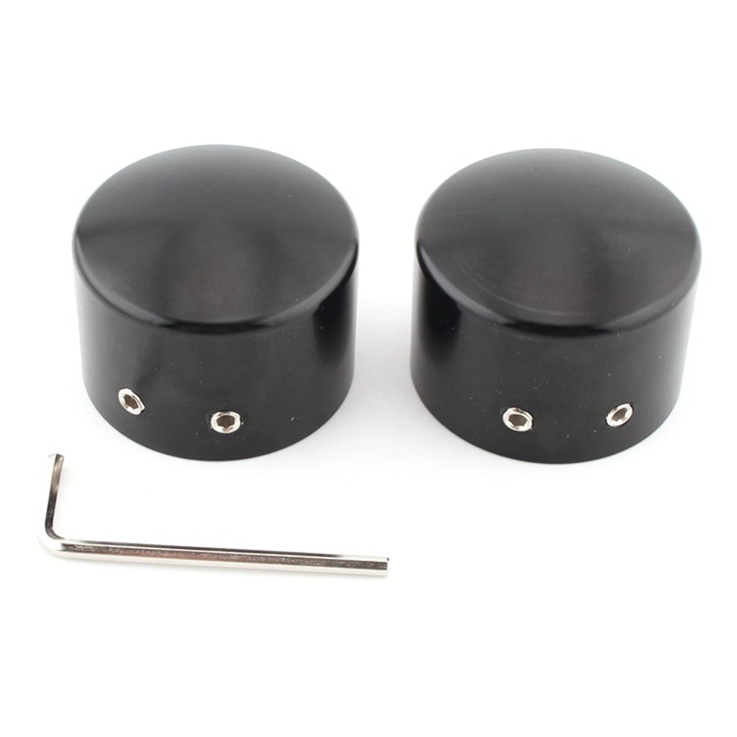 Front Wheel Axle Nut Cap for Harley Softail EFI FXSTI (2007-2017) Black