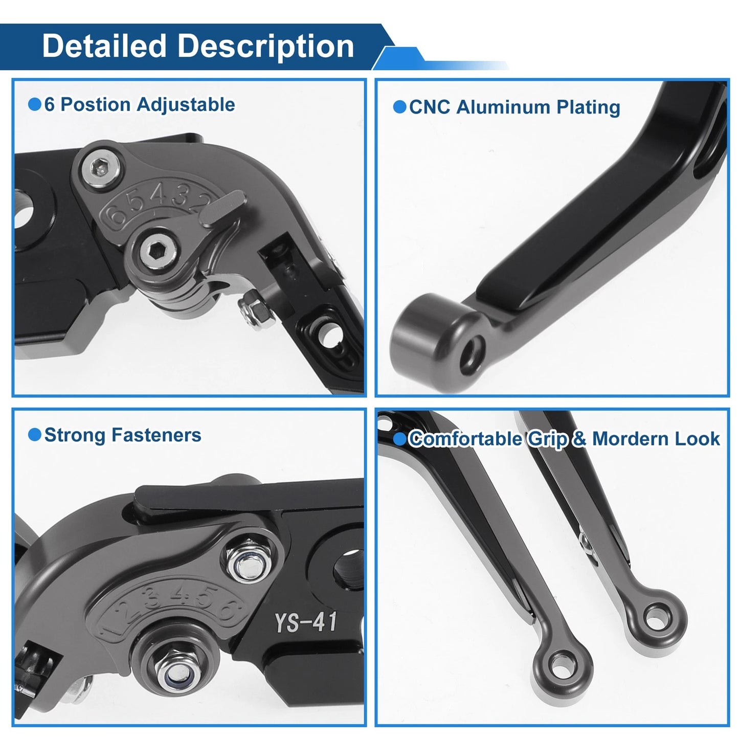Adjustable Short Brake Clutch Levers for Suzuki GSXR150 (2017-2020)